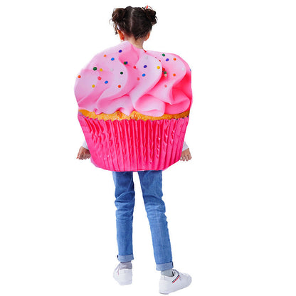 Children's Ice Cream Cake Paper Cups Halloween Role Play Performance Costume And Accessories