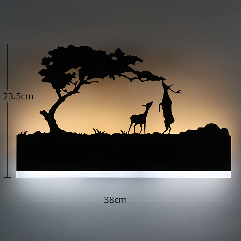 Lámpara de pared LED de acrílico