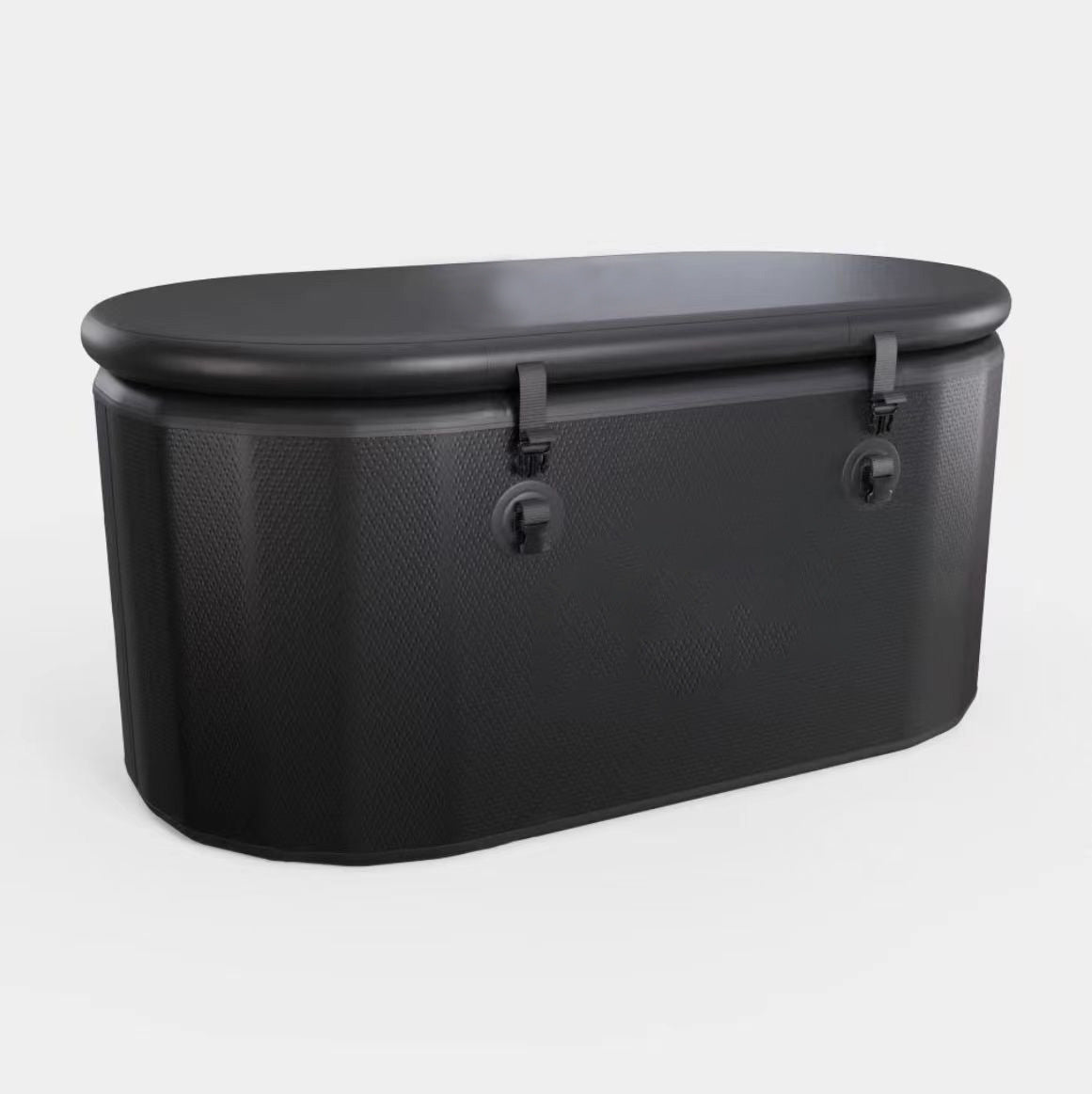 Seau à glace gonflable d'extérieur, rangement portable, seau de bain de remise en forme, spa d'intérieur, thérapie par le froid, seau brossé pour bain de glace chauffant