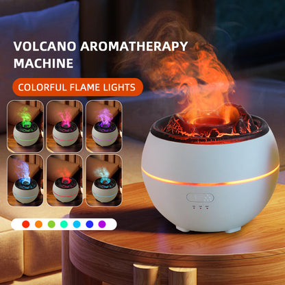 Humidificateur d'aromathérapie de bureau de ménage de diffuseur d'arome de flamme