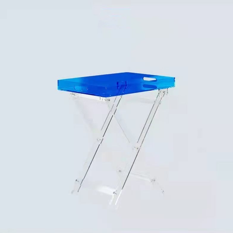 Transparent Acrylic Folding Small Table