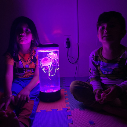 Lámpara LED para acuario de medusas, luz nocturna alimentada por USB