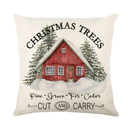 Christmas Combination Pillow Cover Home