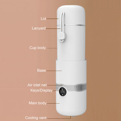 Tasse isolante à double usage pour refroidissement thermostatique