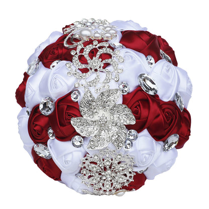 Bridal Finished Satin Bouquet Wedding Ribbon Handheld