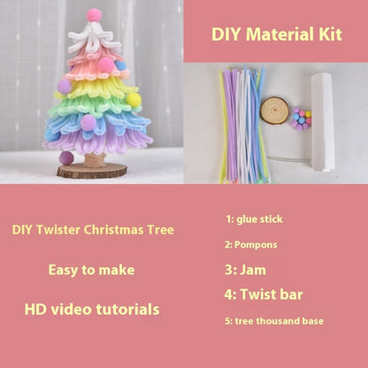 Paquete de materiales para hacer un mini árbol de Navidad