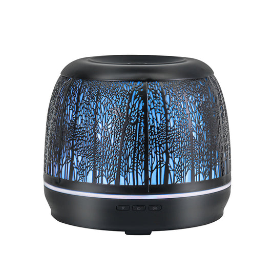 Hollow Iron Art Air Purifying Humidifier Atmosphere Night Light