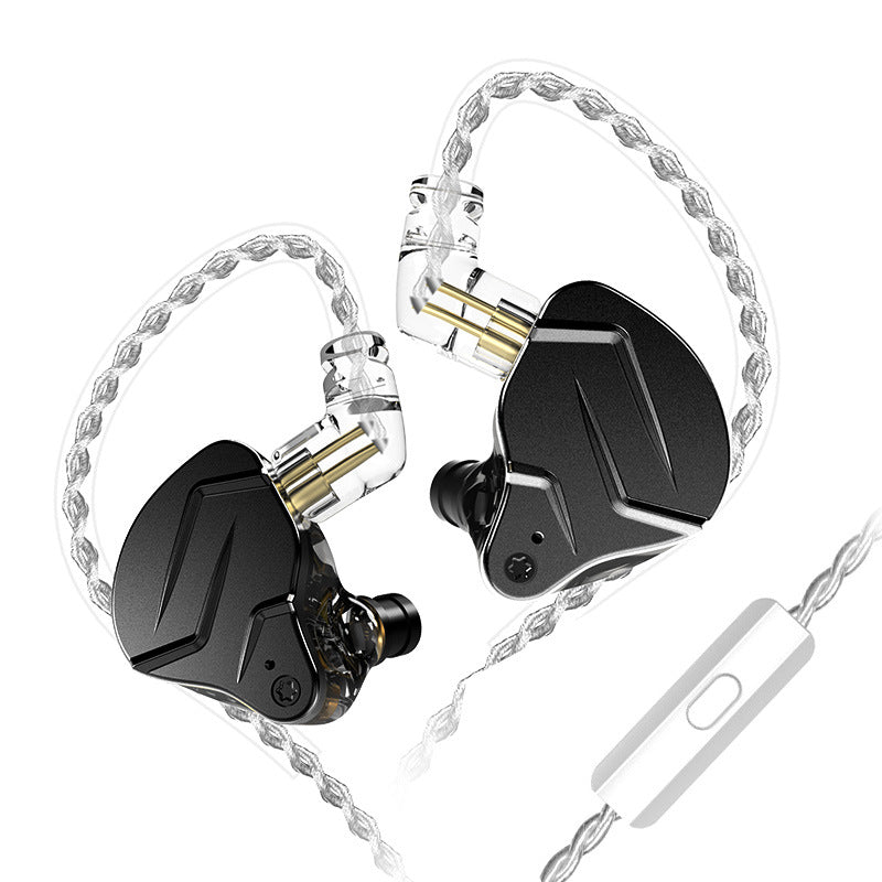 In-Ear Earphone Metal Ring Iron Cable Universal