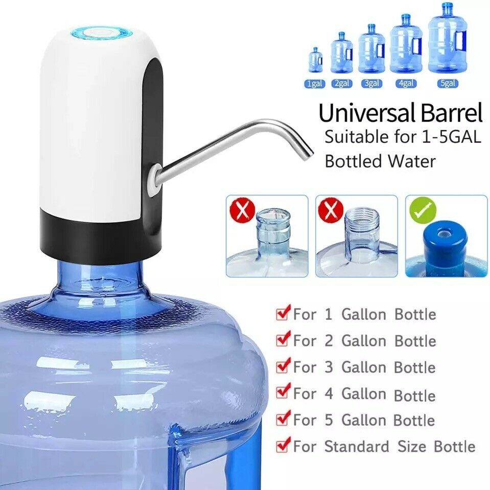 Botella de agua, dispensador Universal automático eléctrico, dispensador de agua USB de 5 galones, botella de agua potable automática