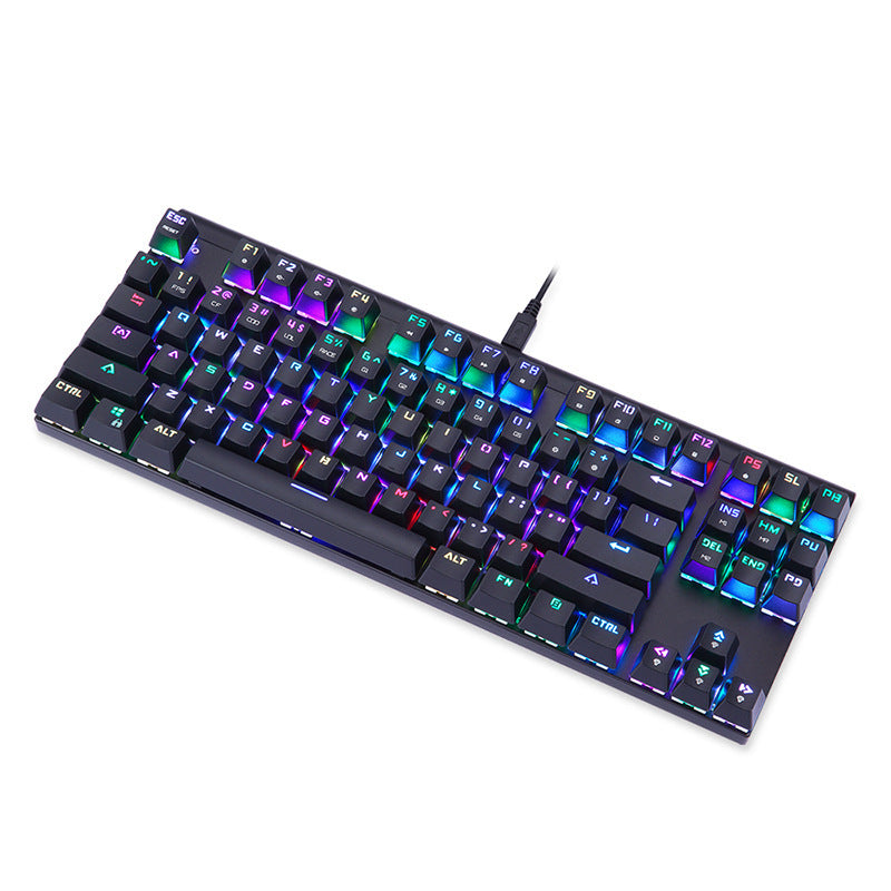 Teclado completo 87 con luz personalizada a todo color