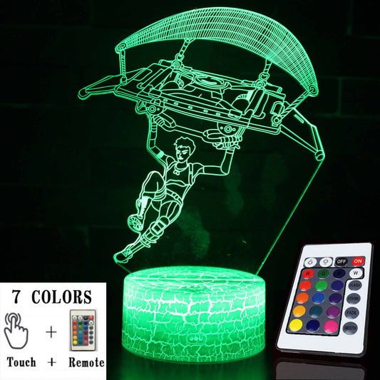 Fortnight Toys NightLight LED Sleep Light Projection Lamp Fortnight Battle Royale Scar RPG Gun Game Accessories Kids Gifts