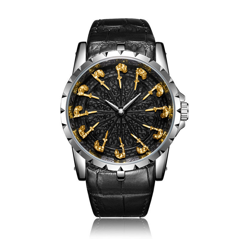 ONOLA Round Table Knights Unique Quartz Men's Watch