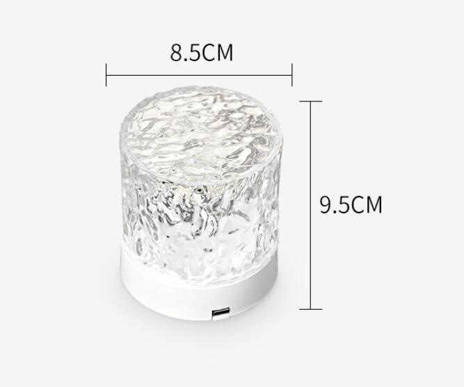 Water Ripple Rotating Projection Lamp Ambient Night Light