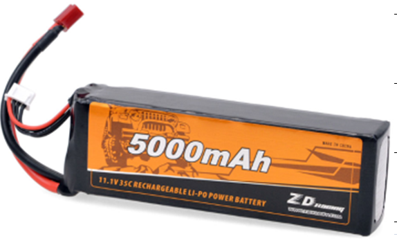 Batería de litio para modelo de vehículo 5000MAH 11.1V