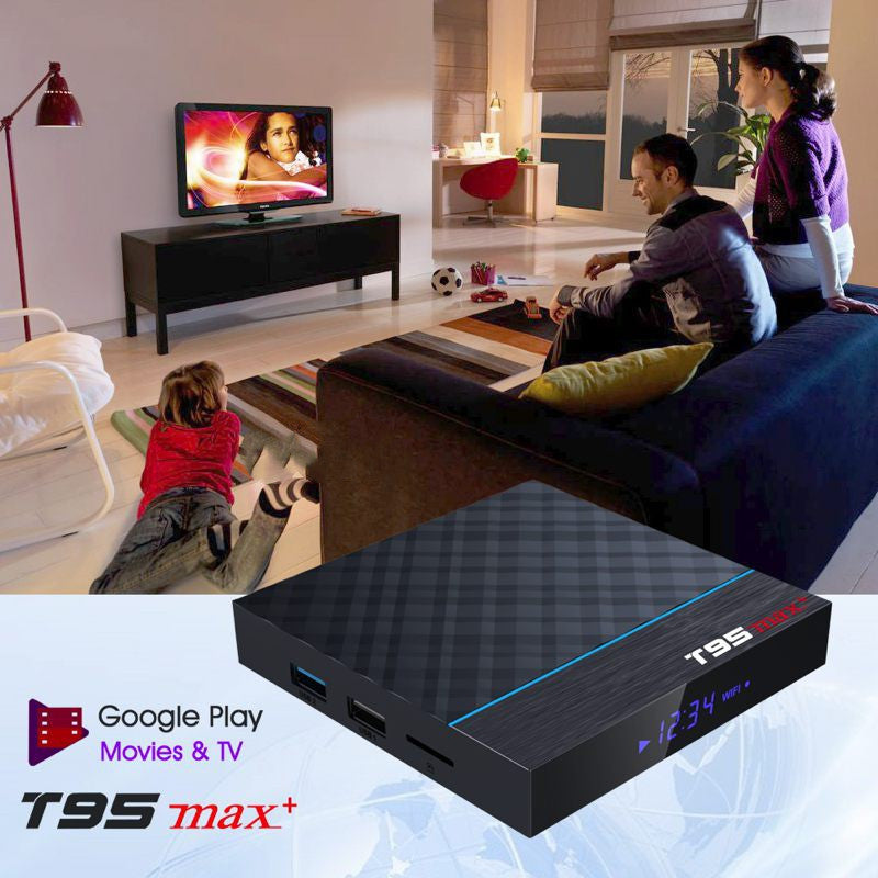 T95 Max Plus Amlogic S905X3 Quad Core Android 9.0 Smart TV B