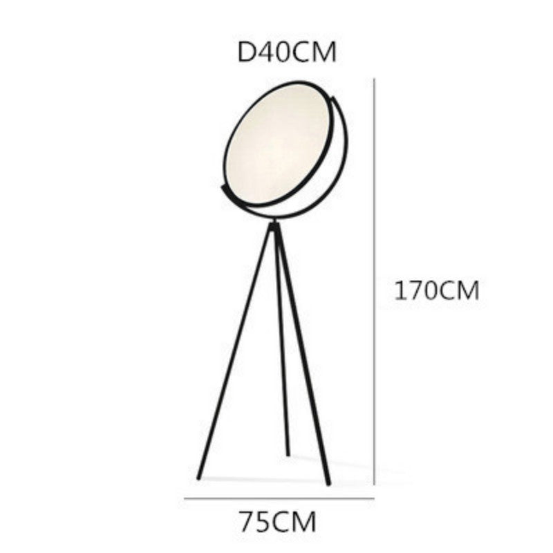 Lámpara de pie con trípode para decoración de dormitorio, sala de estar, sencilla, posmoderna, nórdica