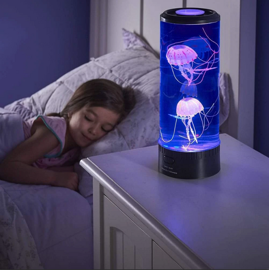 Lámpara LED para acuario de medusas, luz nocturna alimentada por USB