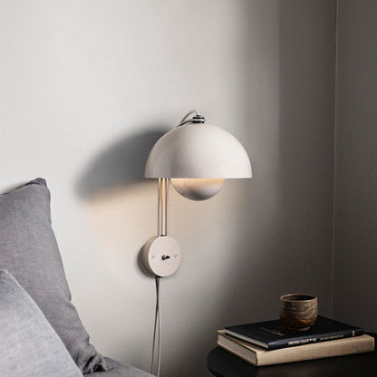 Lampe murale nordique minimaliste moderne créative en forme de bouton de fleur