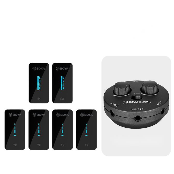 Noise-cancelling Mini Wireless Collar Microphone