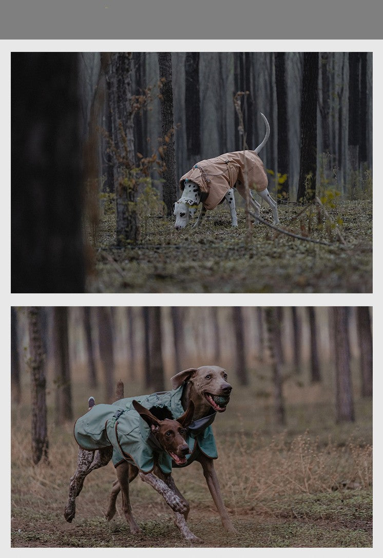 Chaqueta de exterior suave impermeable a prueba de viento y cálida para perros