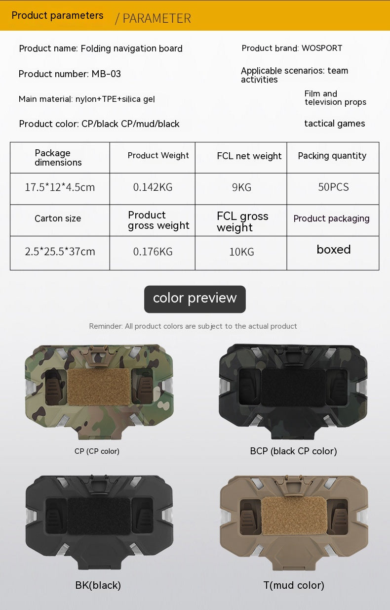 Support de Navigation pliable pour téléphone portable, Camouflage extérieur tactique