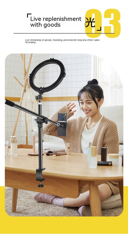 Two-section Telescopic Aluminum Alloy Desktop Phone Holder