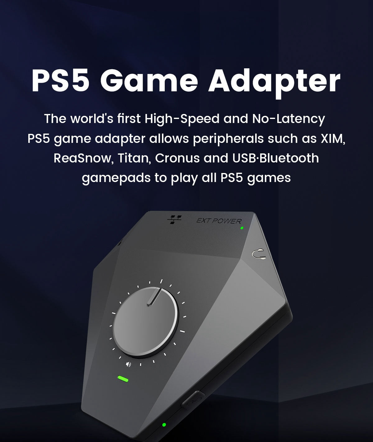 PS5 Game Keyboard Mouse Converter P5 Adapter Macro Custom Button