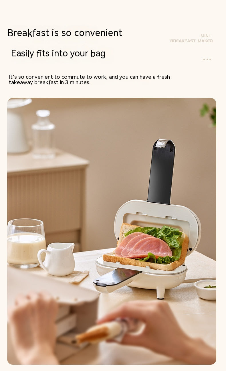 Breakfast Machine Household Small Hot Pressing Sandwich Bread Toaster