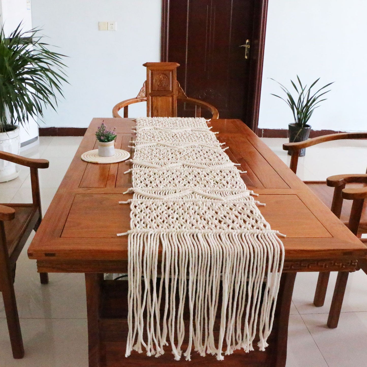 Bohemian Style Hand-woven Table Runner