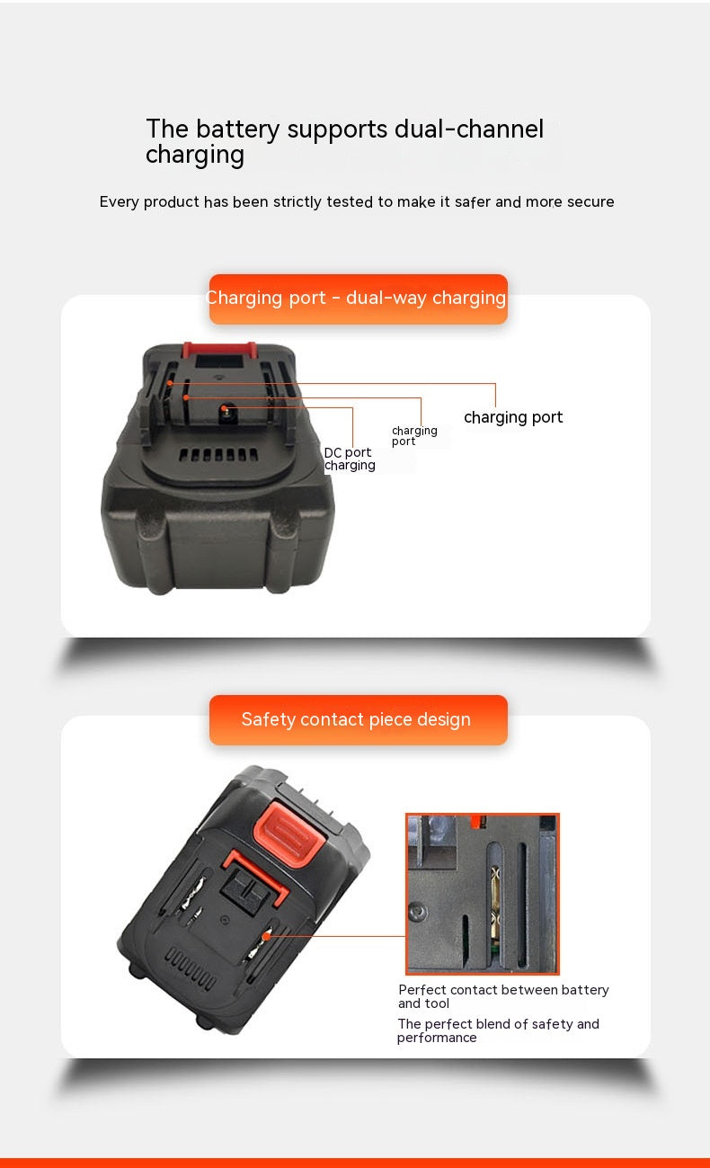 21V Brand New Power Electric Wrench Lithium Battery