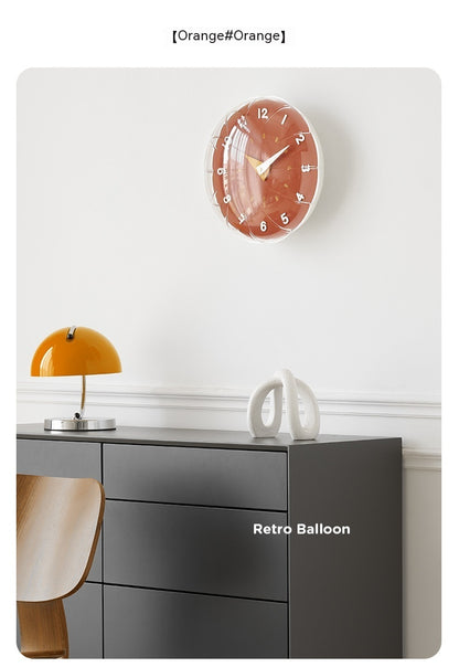 Décoration de bureau, ornement de maison, ballon à bulles, horloge de siège