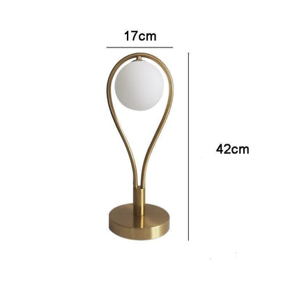 Lampe de chevet en fer forgé, petite lampe de nuit décorative et créative pour chambre à coucher