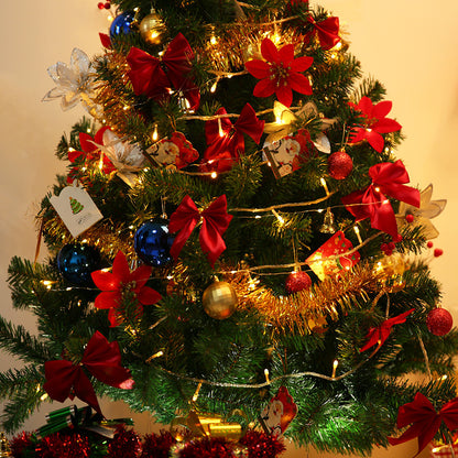 Conjunto de decoración de árbol de Navidad para el hogar en el centro comercial