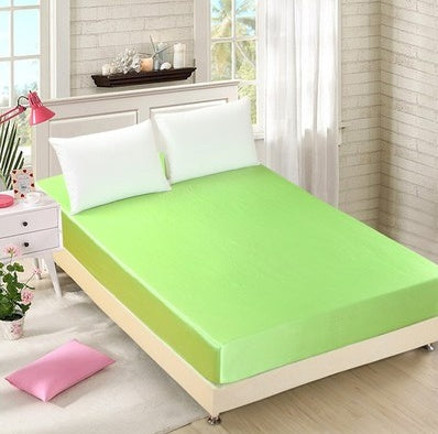 Summer ice silk silk silk bed  solid color bed cover bed package  bed cover special pillowcase