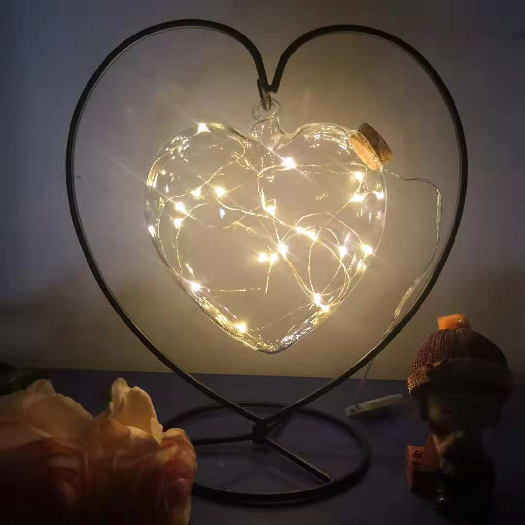 Bouteille de vœux à lumière LED