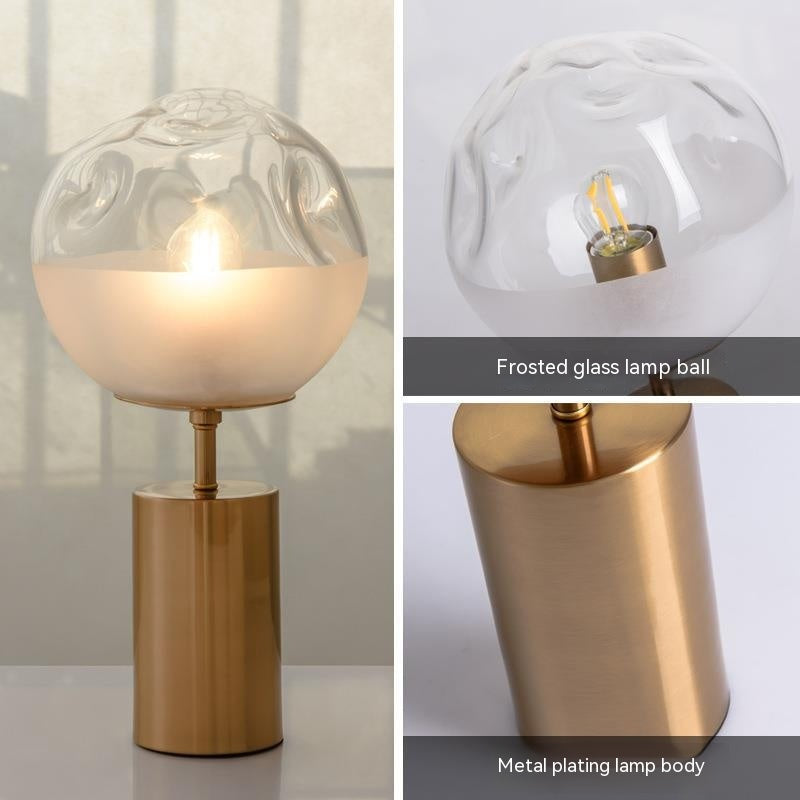 Lampe décorative de luxe légère en métal créatif pour salon et étude d'hôtel