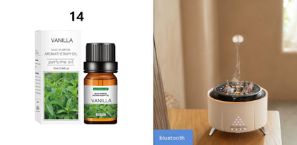 White Noise Flame Aroma Diffuser Desktop Humidifier