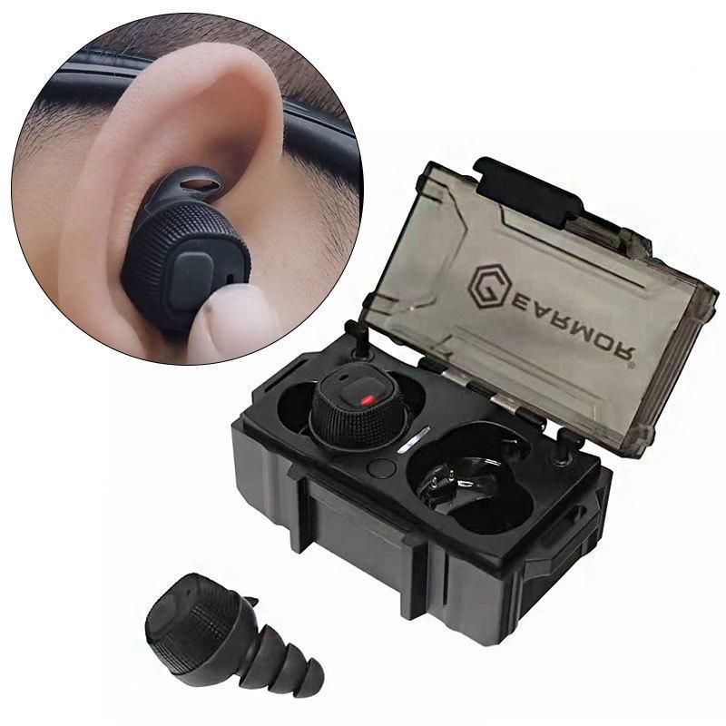 Kit de protection auditive avec bouchons d'oreilles électroniques EARMOR M20