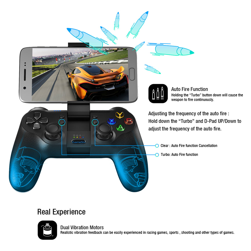 Manette de jeu mobile Bluetooth