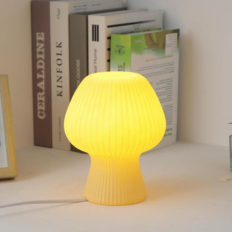 Korean Style Ins Girl Tulip Decorative Glass Table Lamp