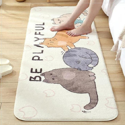 Coffee table mat floor mat