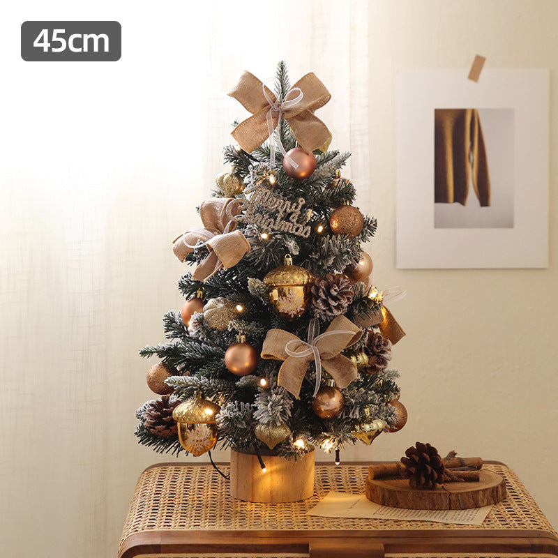 Ensemble de mini ornements pour décoration de fenêtre de 45 cm pour sapin de Noël de bureau