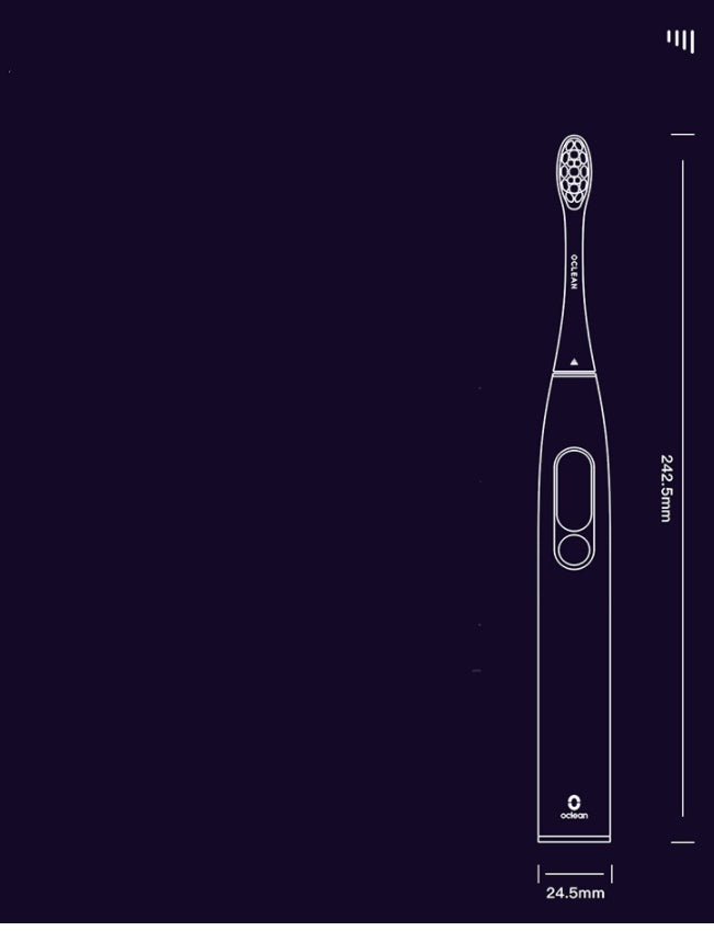 Brosse à dents électrique ultrasonique intelligente Oclean X Nature