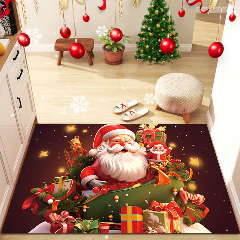 Christmas Home Decorative Bay Window Bedside Carpet