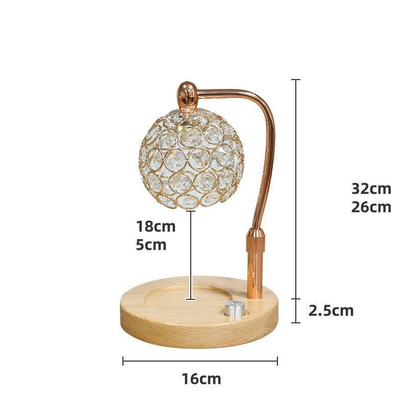 Bedside lighting aid sleep wax melting table lamp