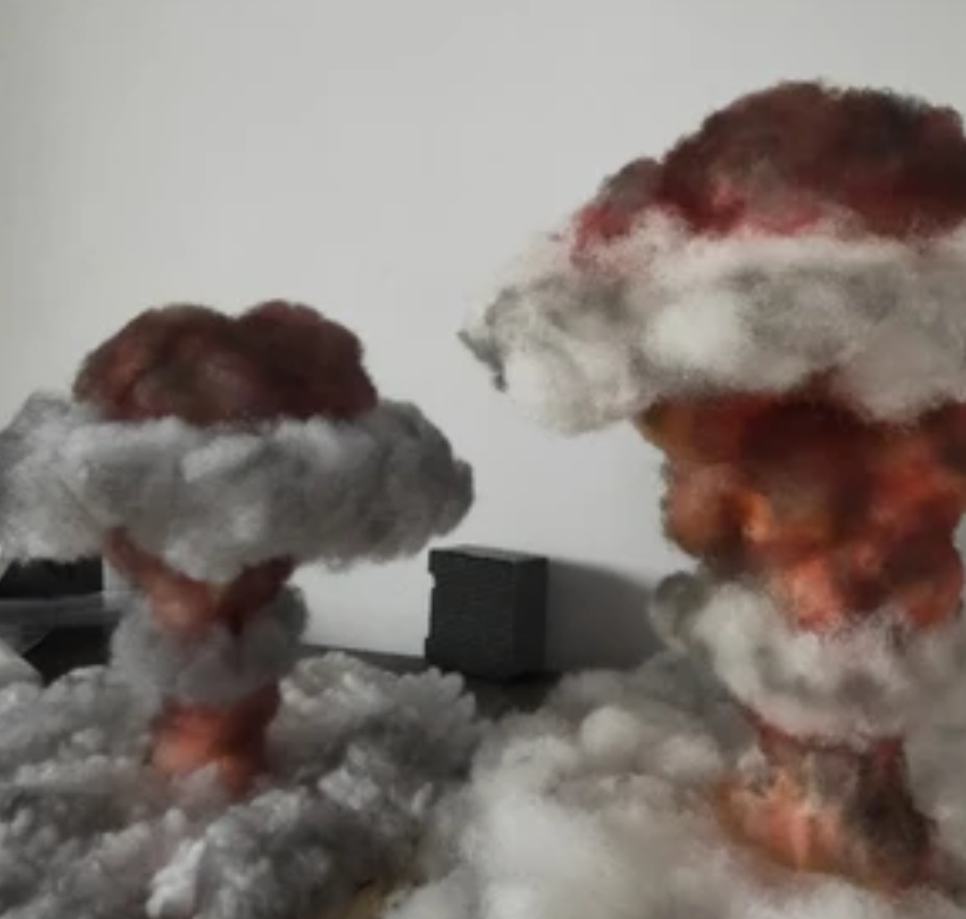 Chambre Champignon Nuage Lampe explosion nucléaire