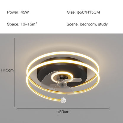 Plafonnier de salle LED domestique créatif