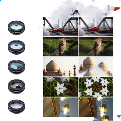 Polarisation 10 en 1, ensemble d'objectifs universels pour téléphone portable