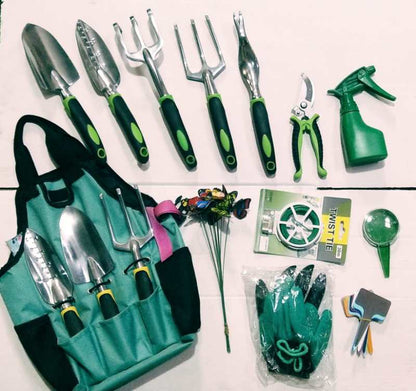 Ensemble d'outils de jardinage de 13 pièces