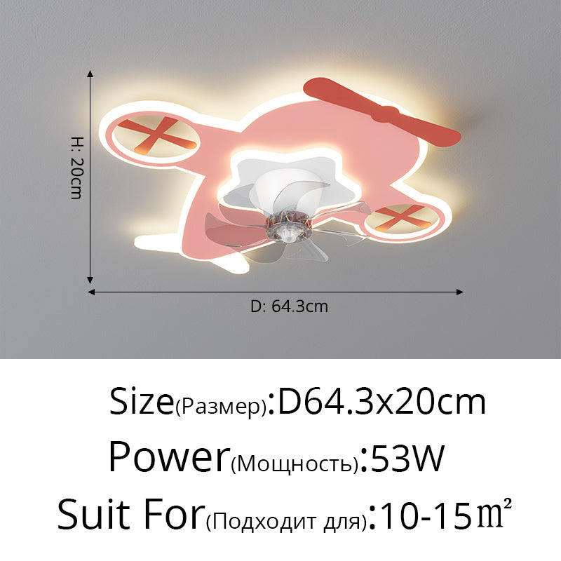 Lampe de ventilateur domestique dans la salle à manger et le bureau